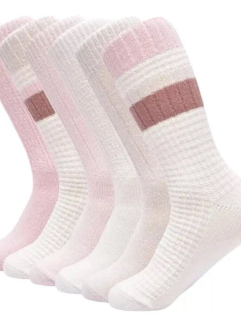 Lucky Brand Women's Super Soft Boot 6 Pairs Socks, Multicolor, Size: 5-10